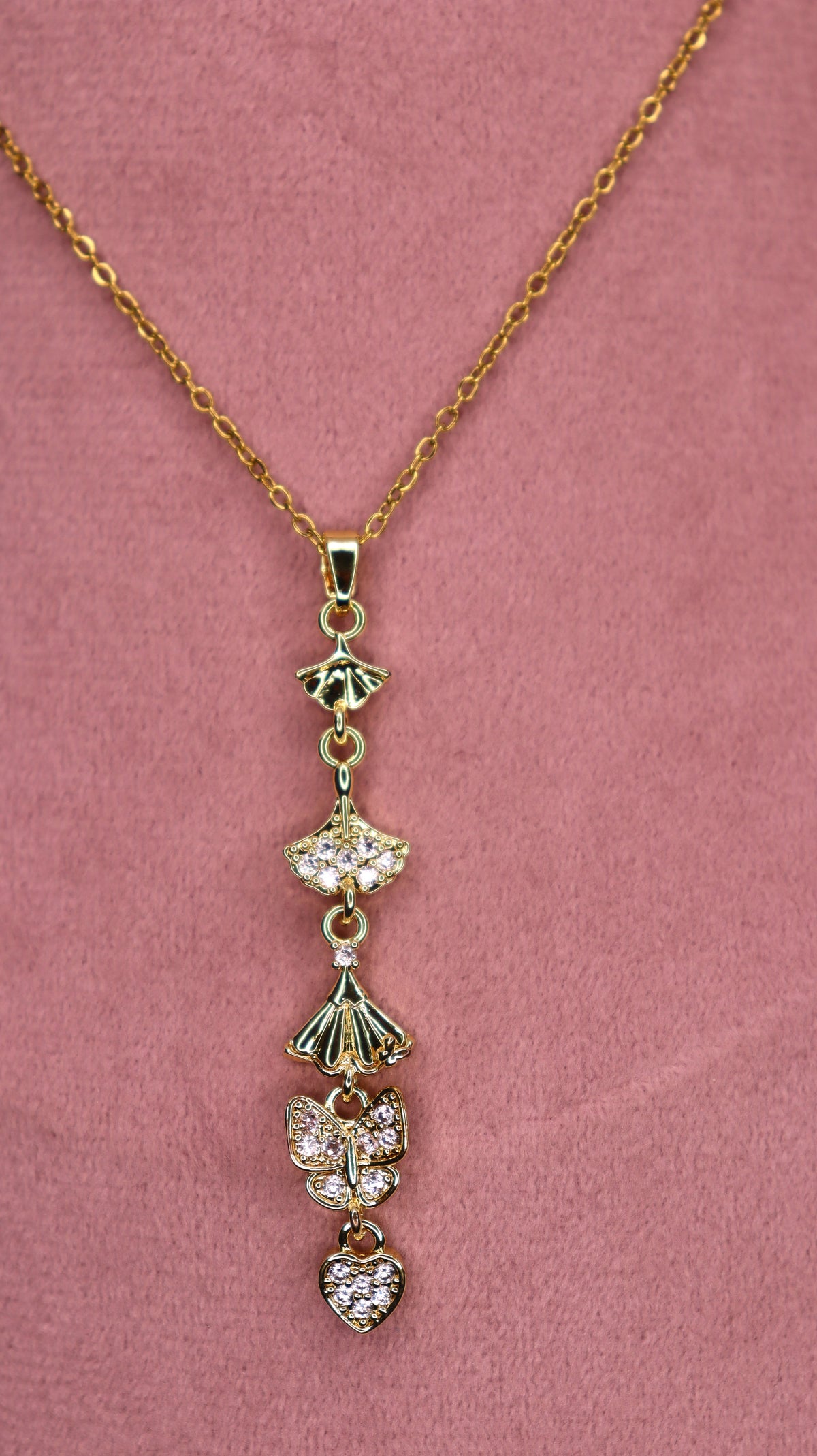 Forever Hearts Necklace Stack (Set of 2 Necklaces)