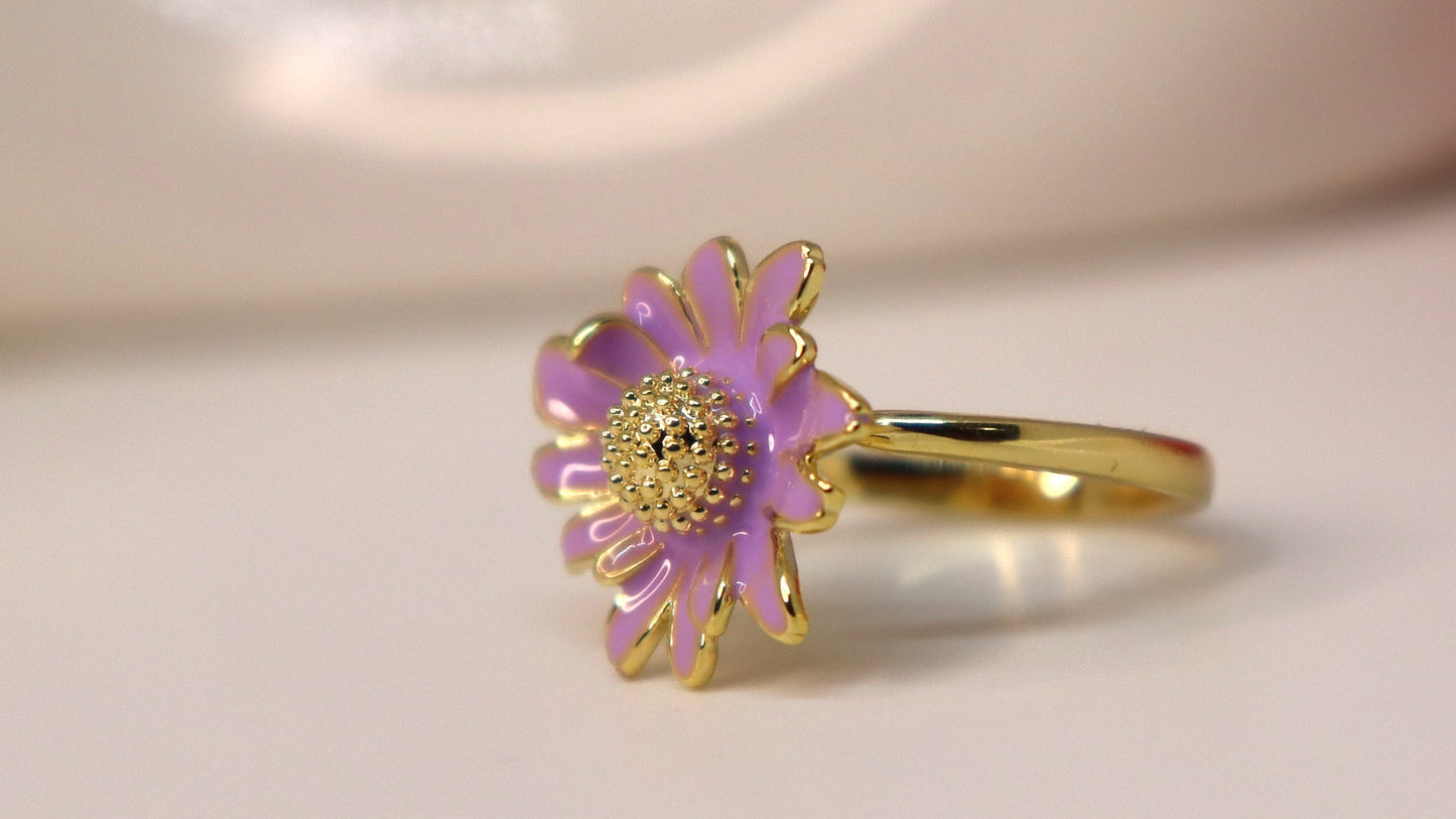Lavender Bloom Ring