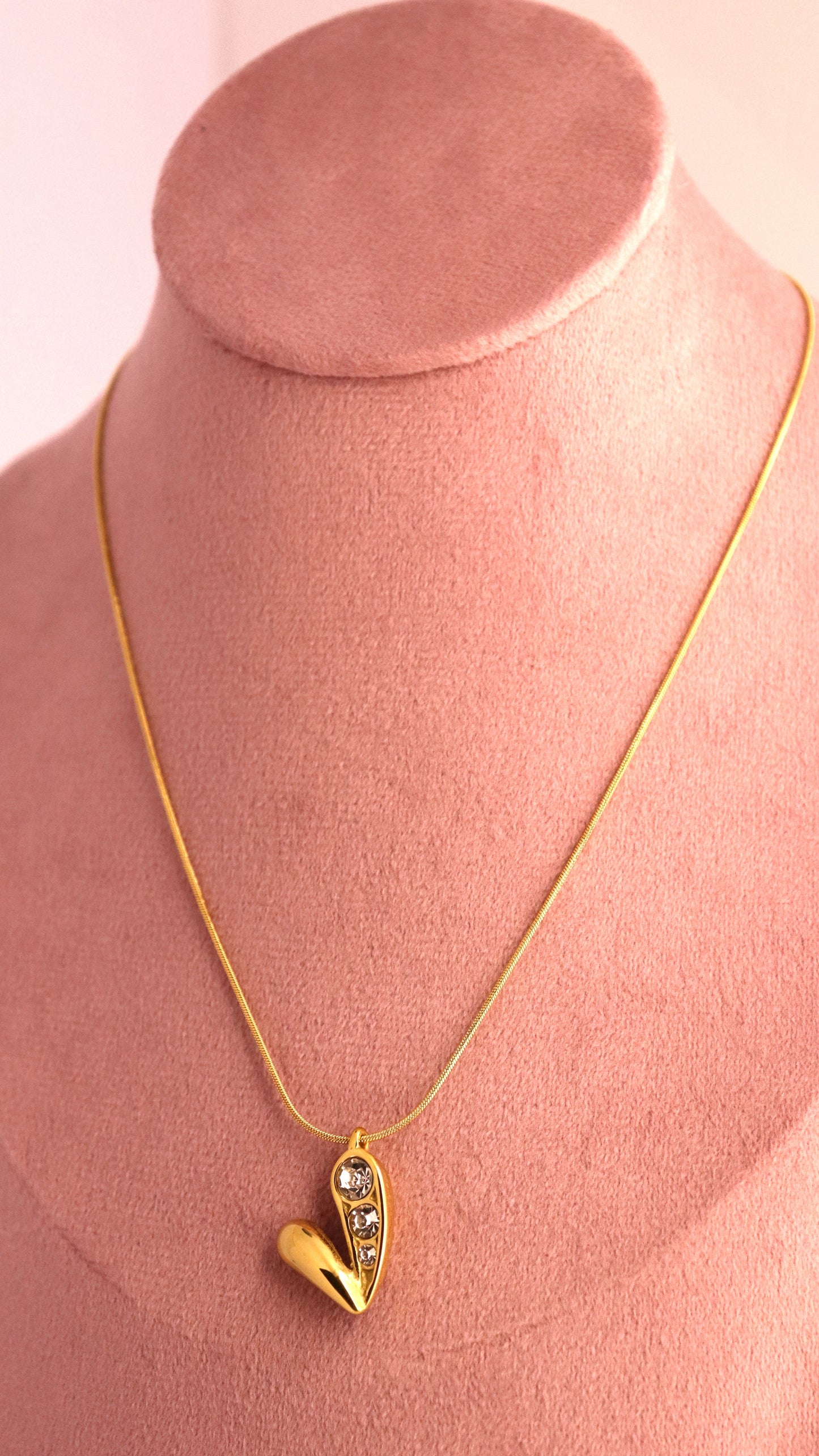 Aurora Heart Pendant Necklace