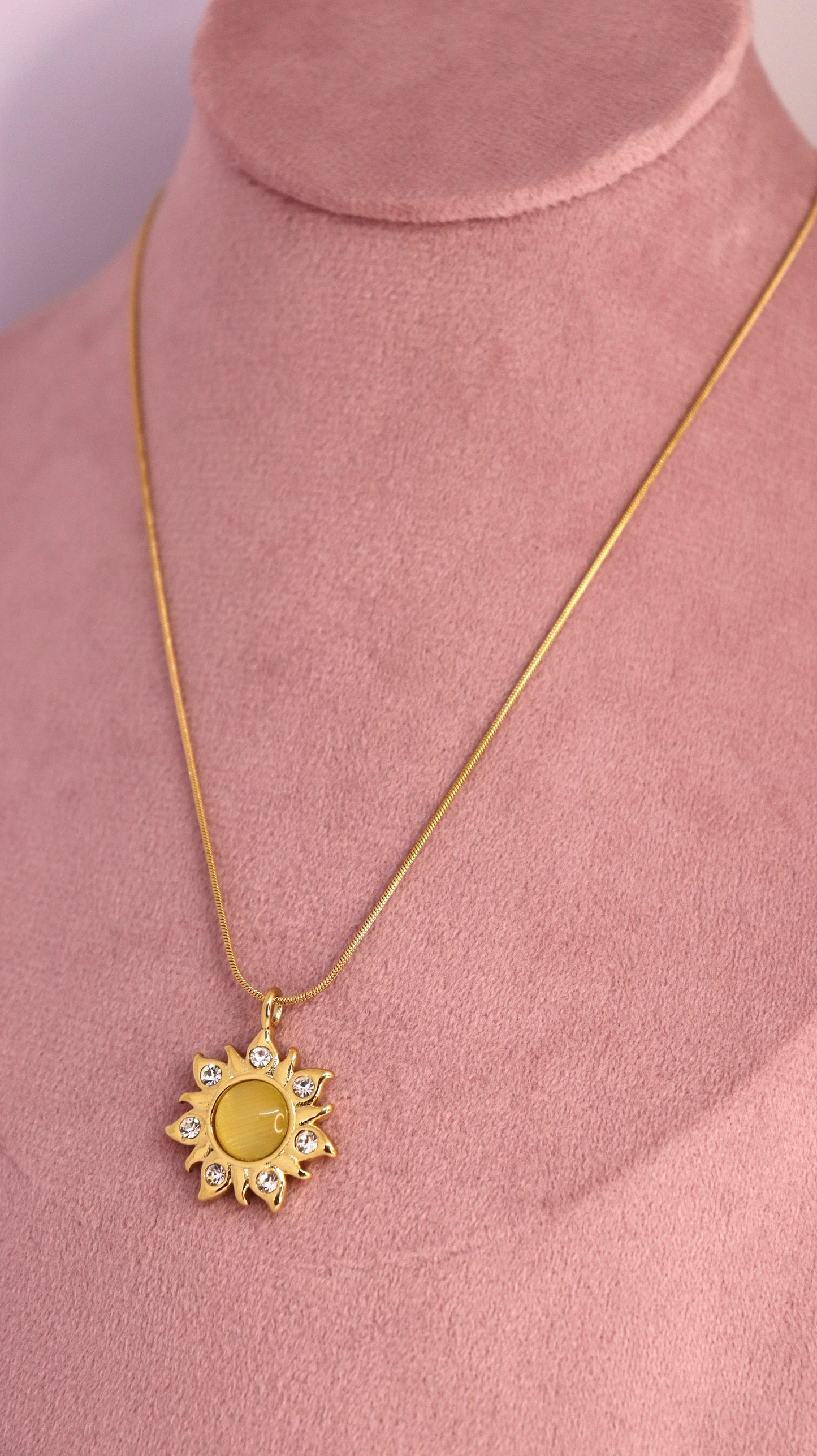 Golden Sunburst Necklace