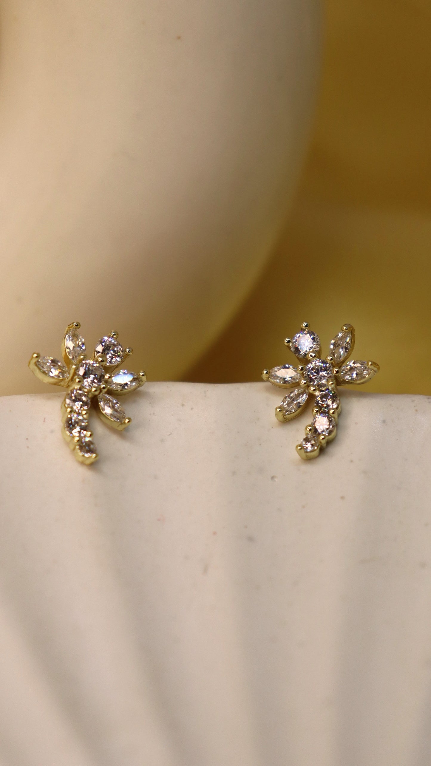 Crystal Petal Earring