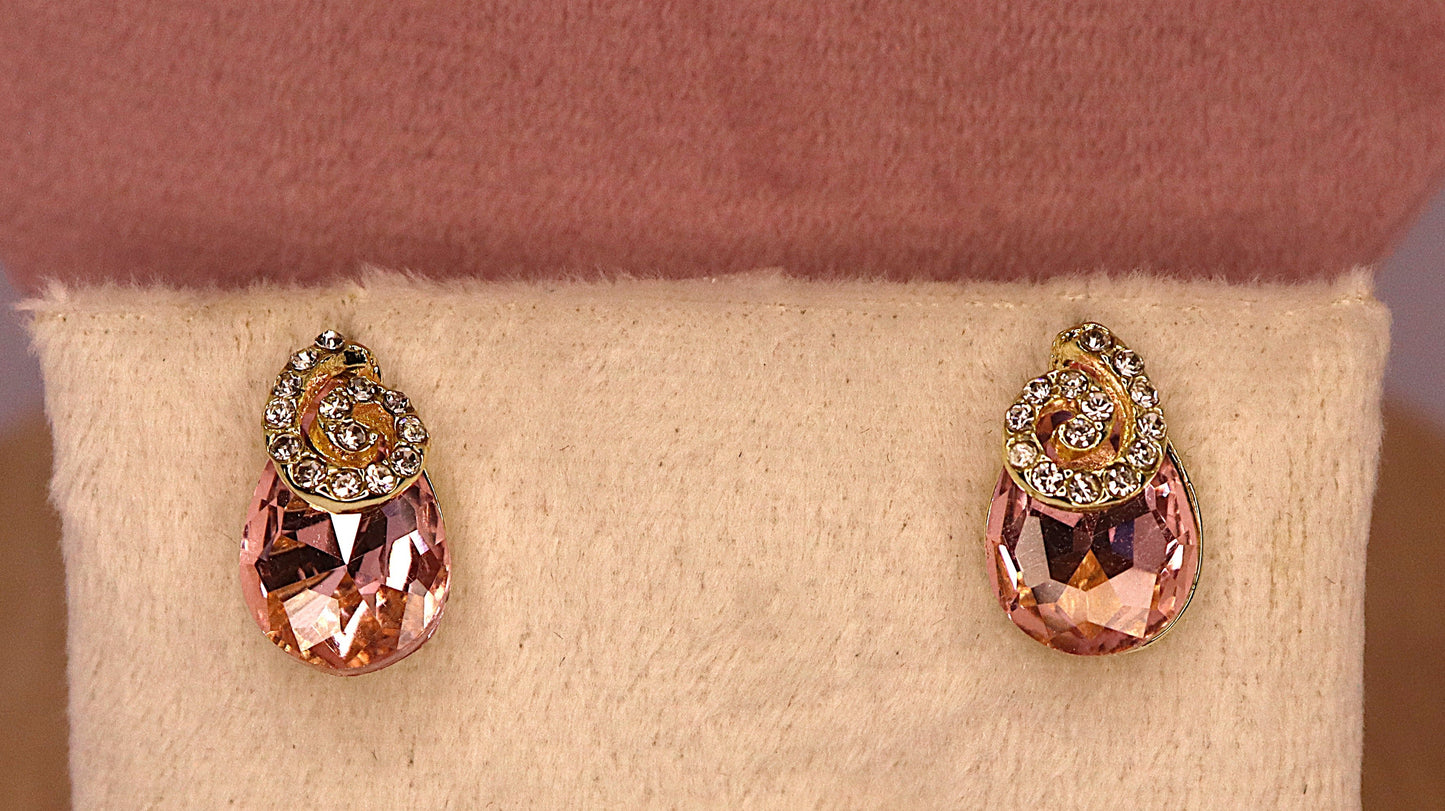 Rose Glow Stone Necklace Set