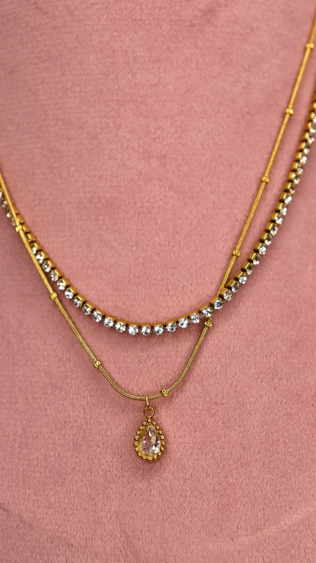 Royal Radiance Necklace Stack (Set of 2 Necklaces)