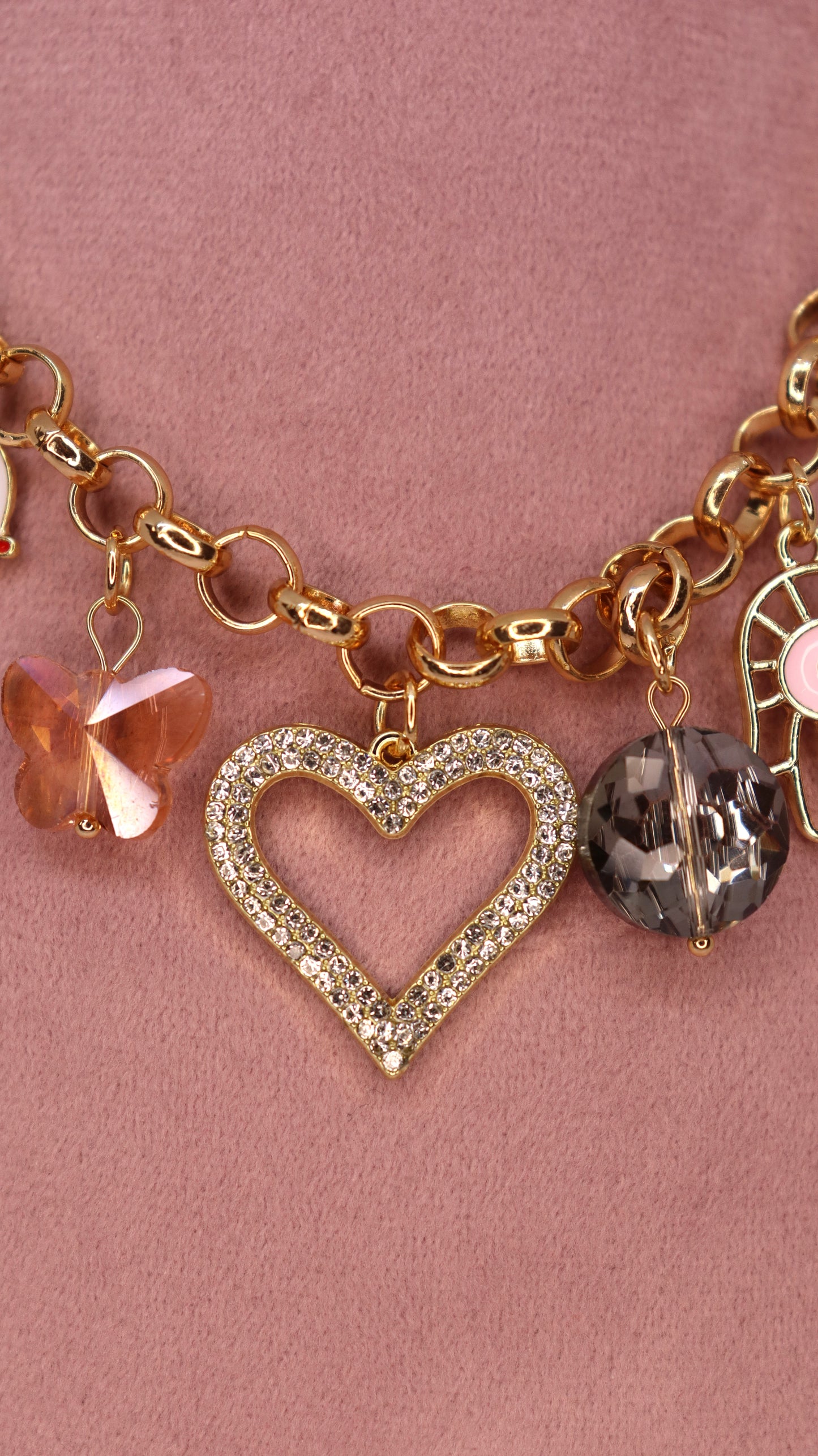 Heartbeats Charm Necklace