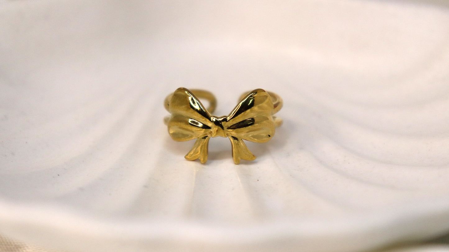 Golden Bow Ring