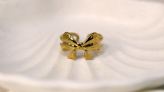 Golden Bow Ring