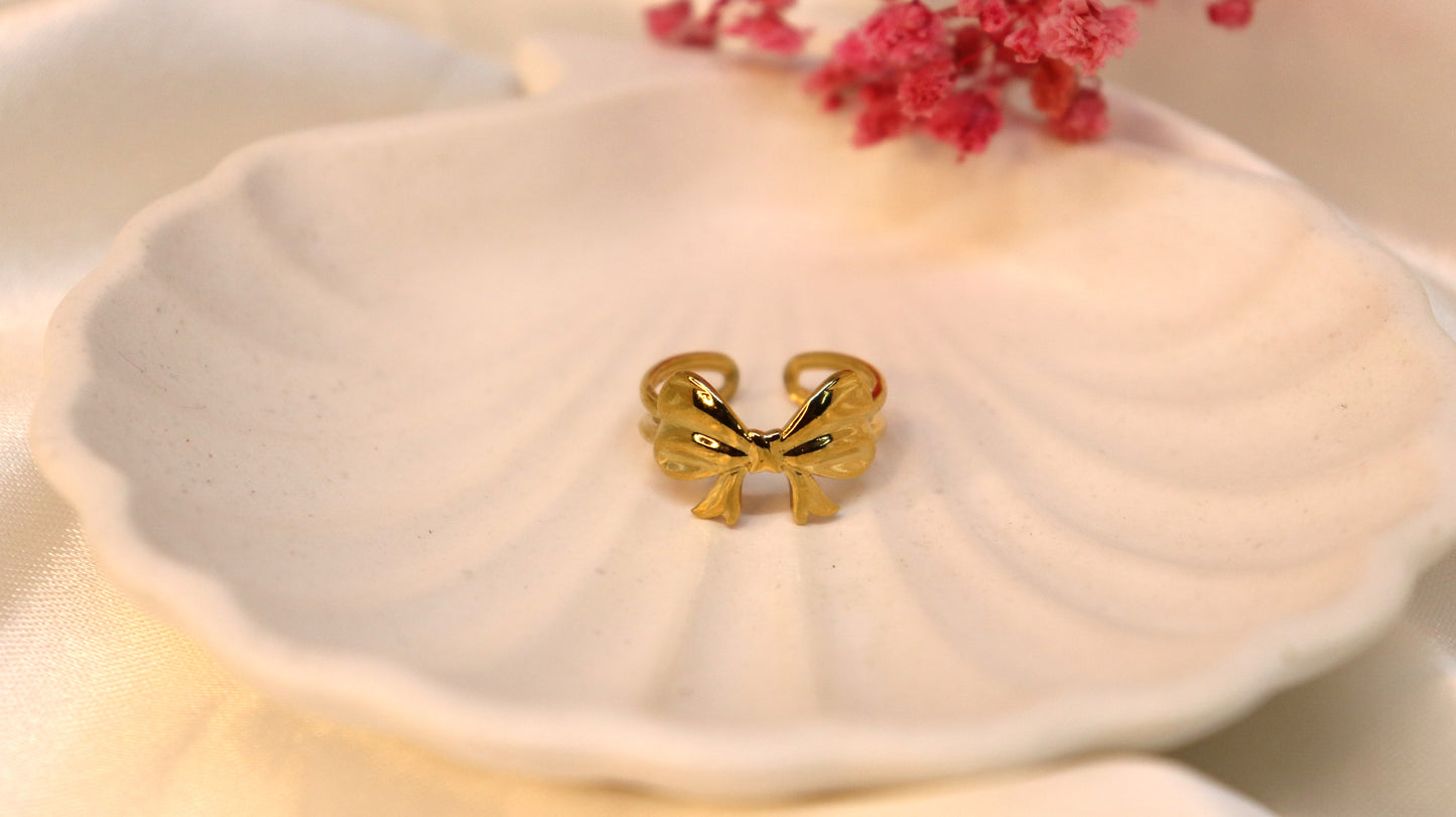 Golden Bow Ring
