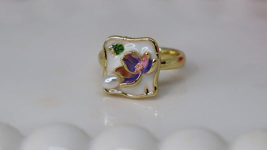 Amara Enamel Ring