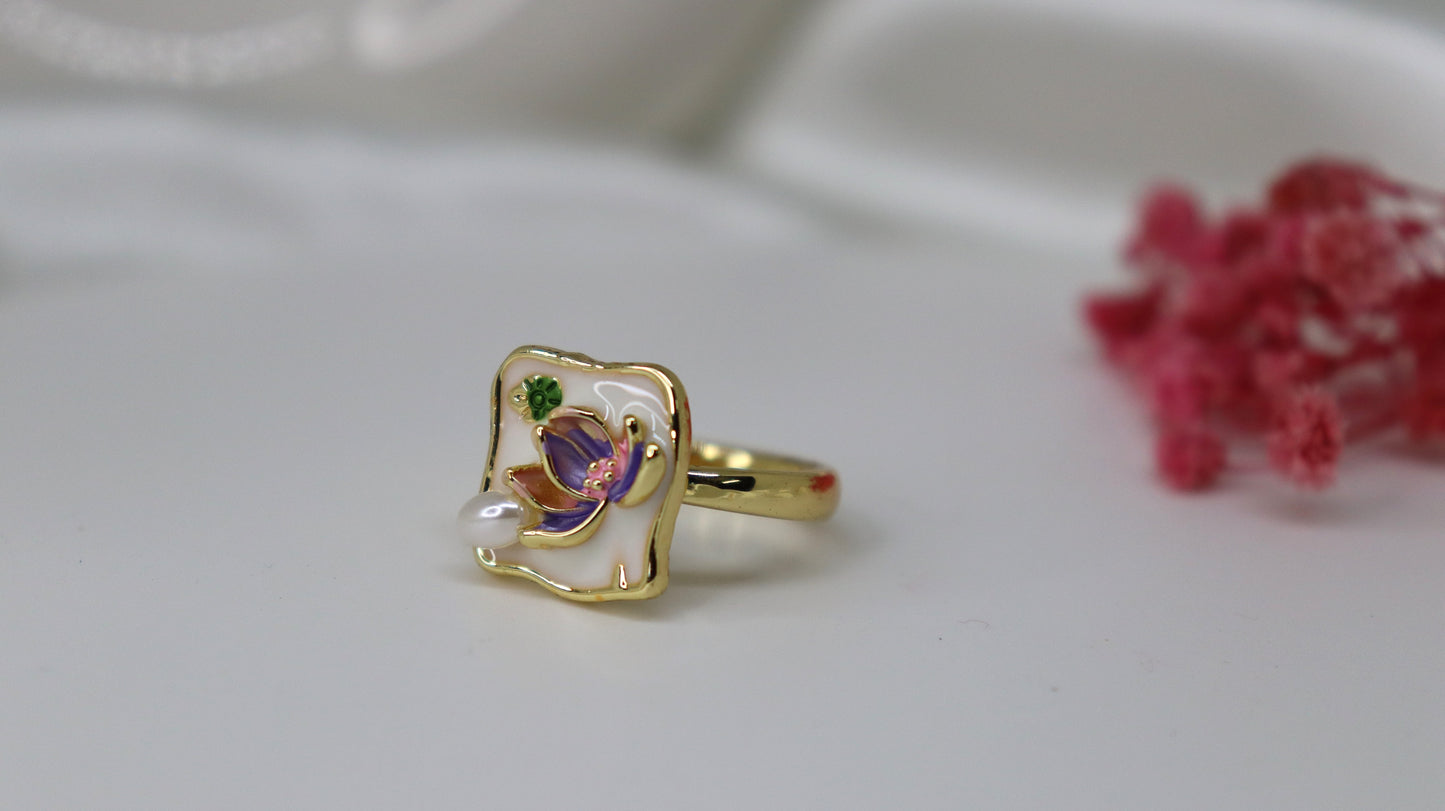 Amara Enamel Ring