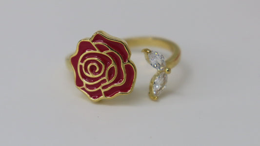 Rose & Stone Earring