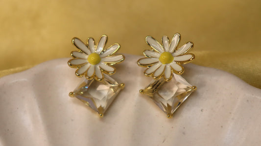 Flora Enamel Earring