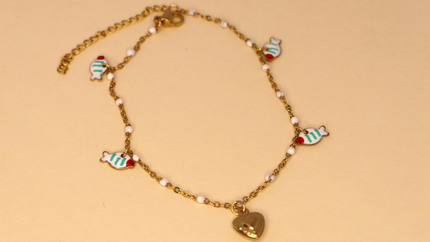 Ocean Charm Anklet