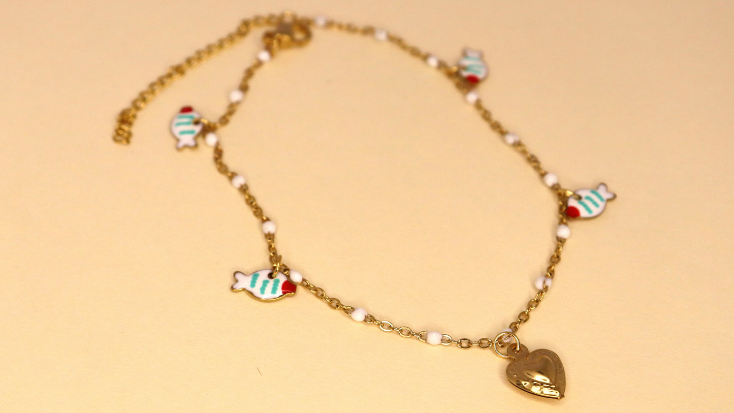 Ocean Charm Anklet