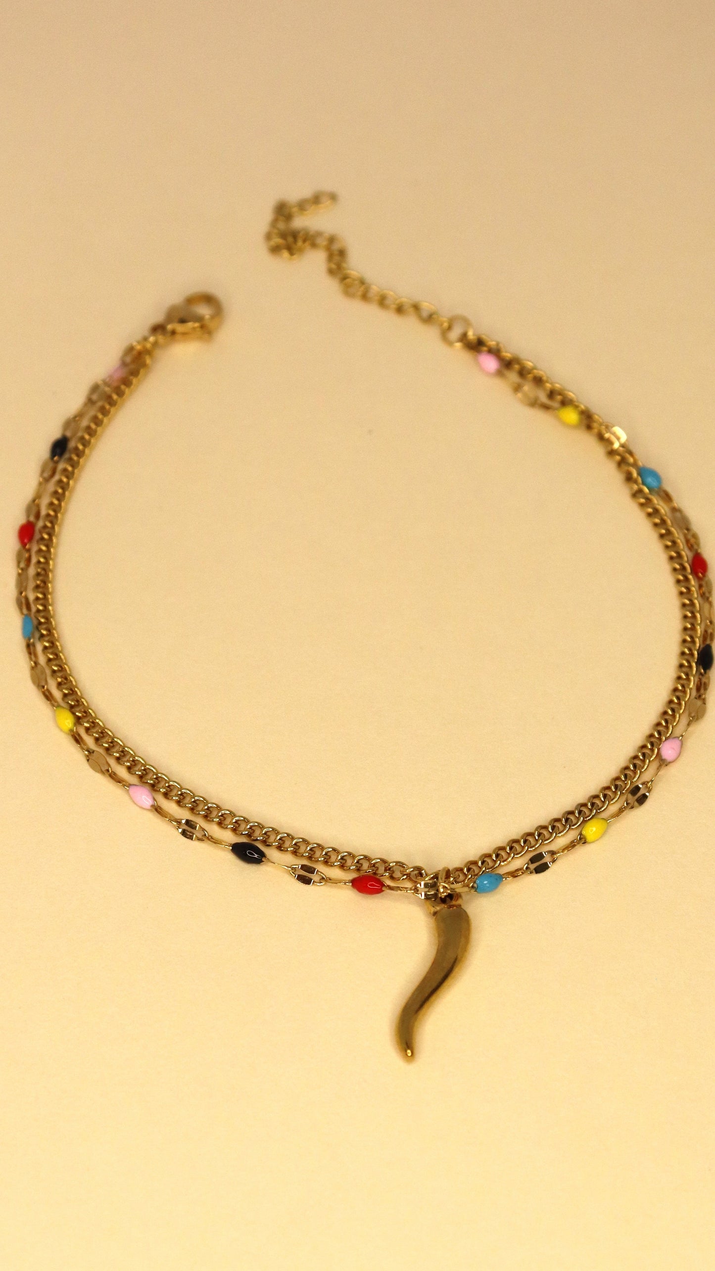 Happy Hue Anklet