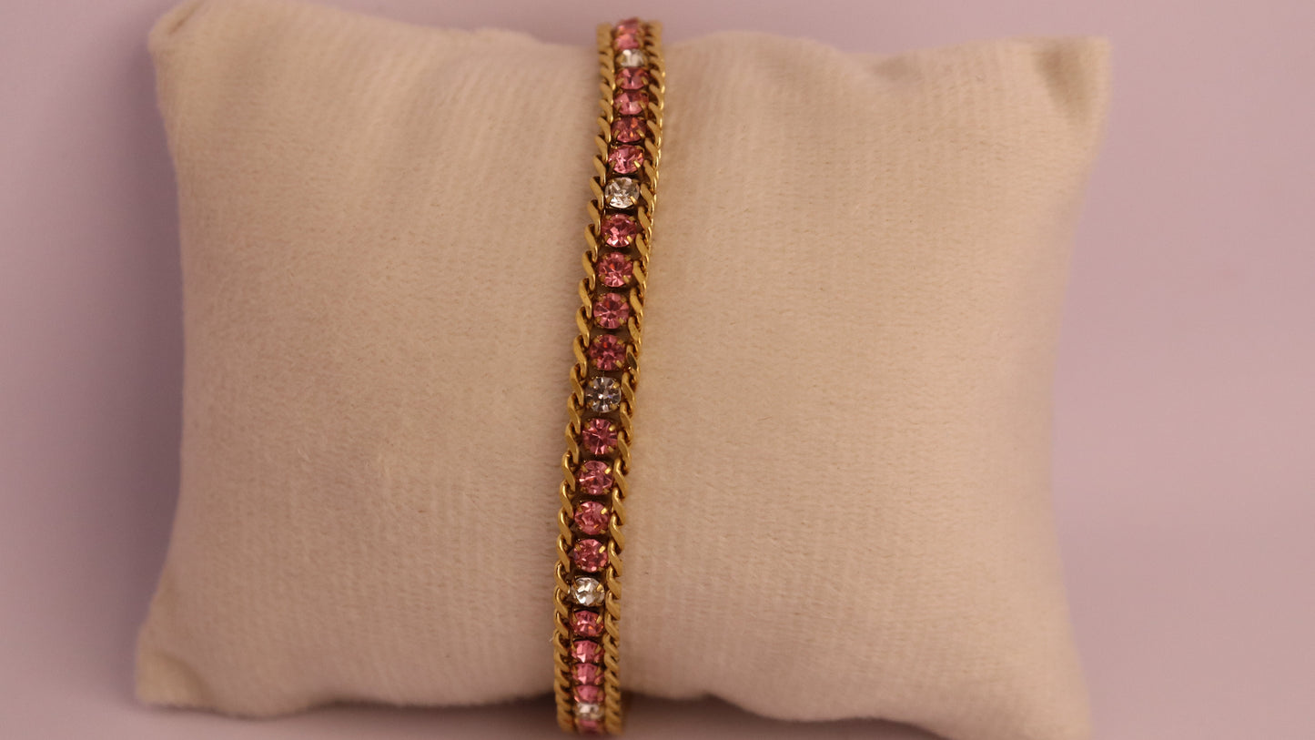 Pink Link Bracelet