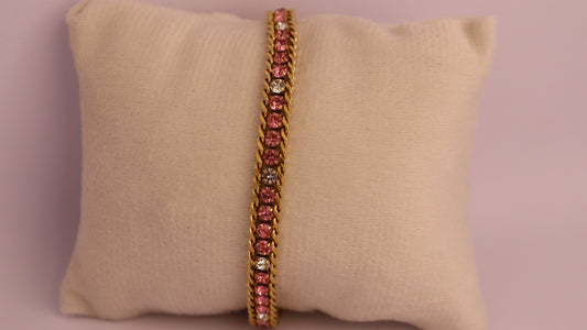 Pink Link Bracelet