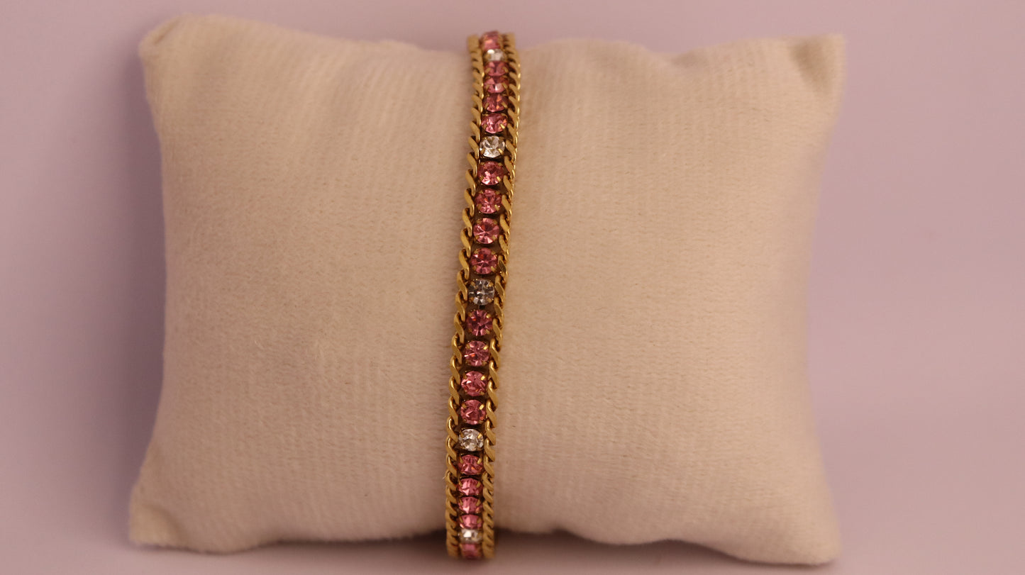 Pink Link Bracelet