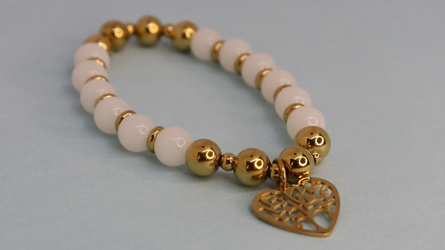 White Luxe Bracelet