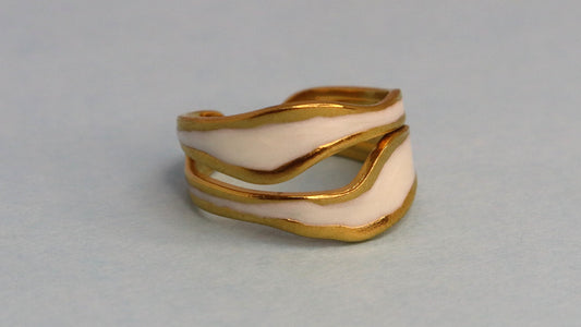 Ivory Wave Ring