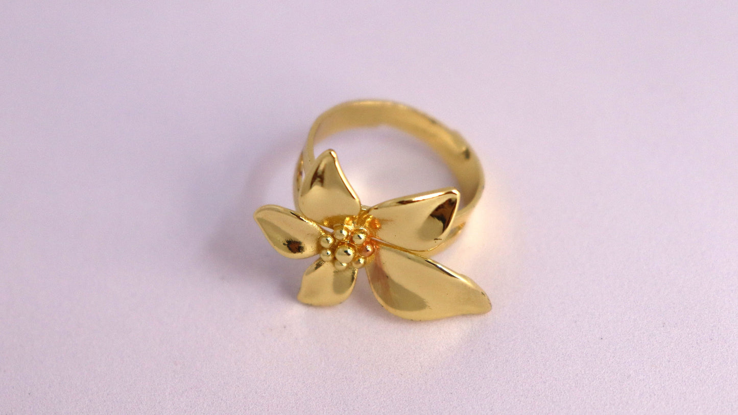 Golden Bloom Ring
