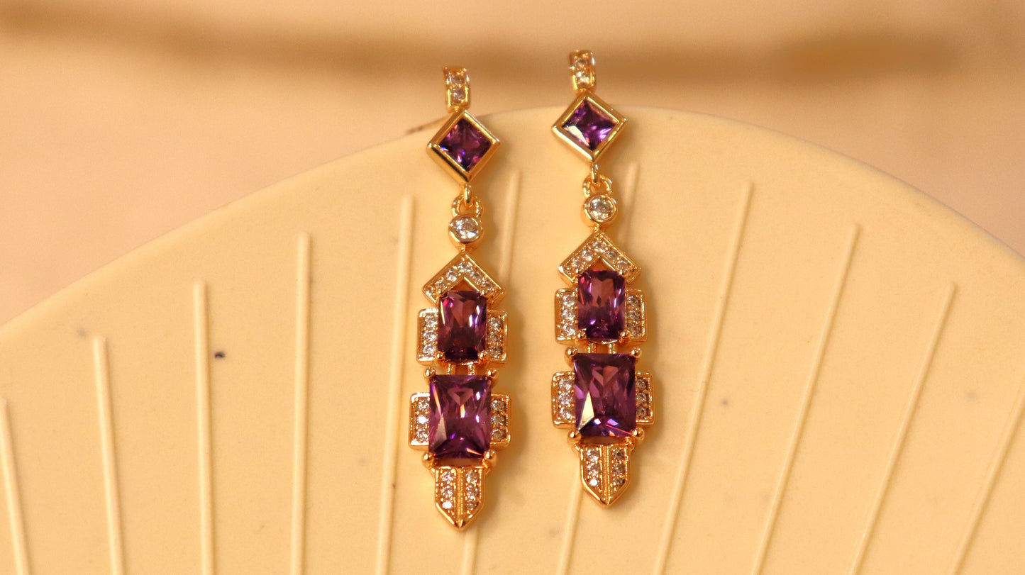 Violet Grace Earrings