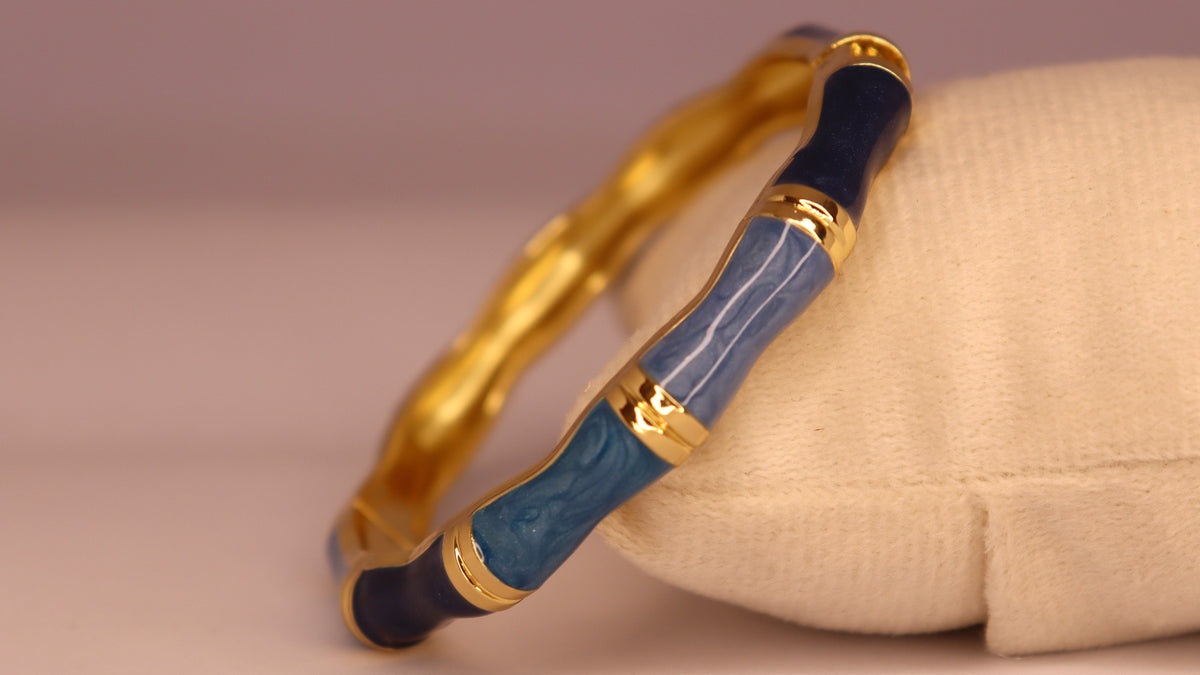 Navy Luxe Bracelet - Set of 2