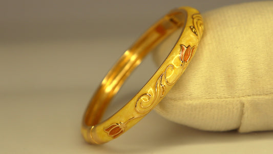 Golden Lotus Bracelet