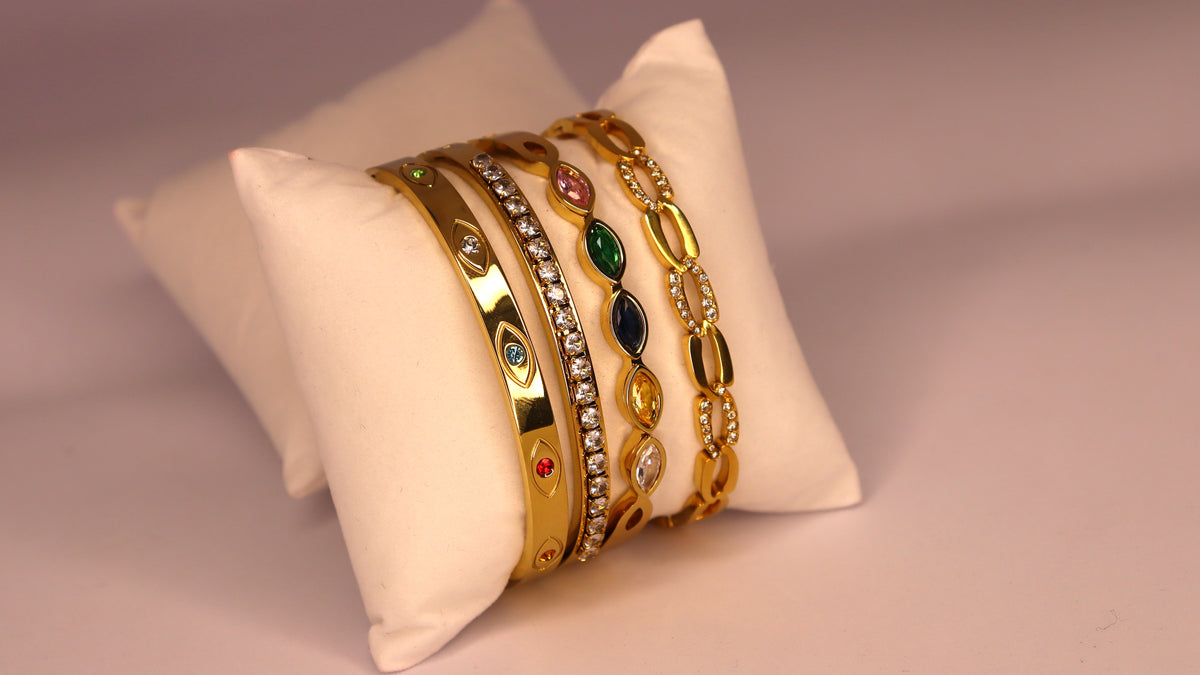 Royal Spectrum Stack ( Set of 4 Bracelets )