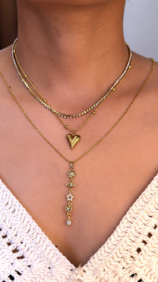 Starlight Romance Necklace Stack (Set of 2 Necklaces)
