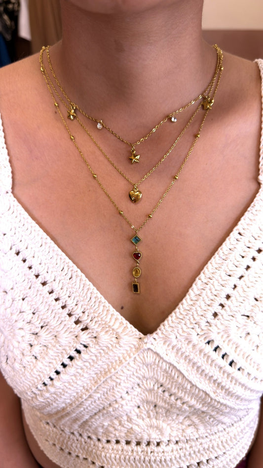 Cosmic Love Necklace Stack (Set of 2 Necklaces)